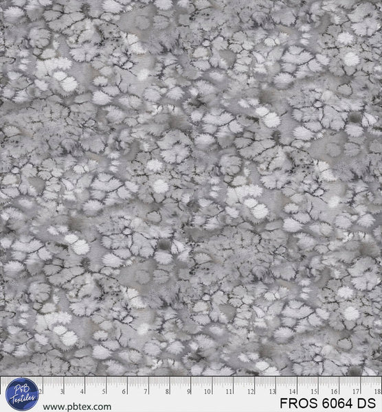 Tissu en coton gris / gel argenté 44”/45” par yard