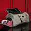 Stylish Grey Tumbled Leather Travel Bag Set - Backpack & Duffle - Korvel