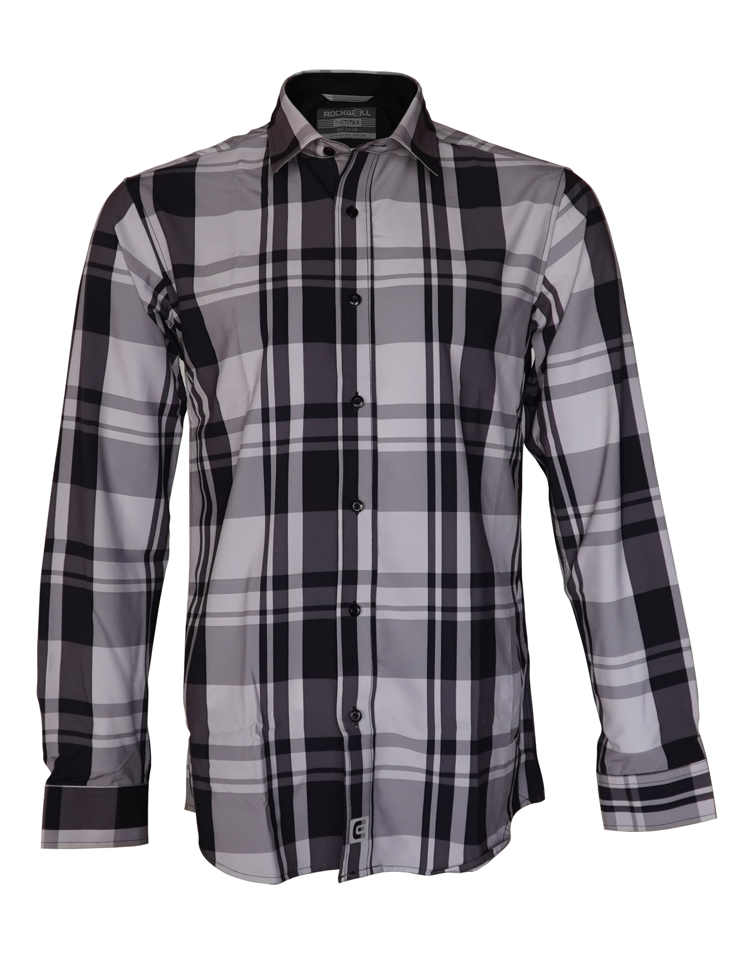 Le Titan - Chemise à Manches Longues à Motif Noir
