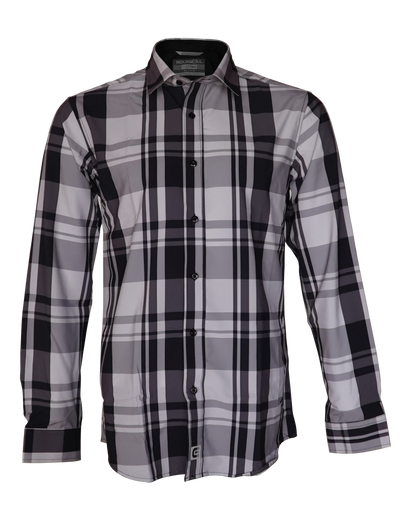 Le Titan - Chemise à Manches Longues à Motif Noir