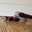 The Stretch Belt in Grey & White