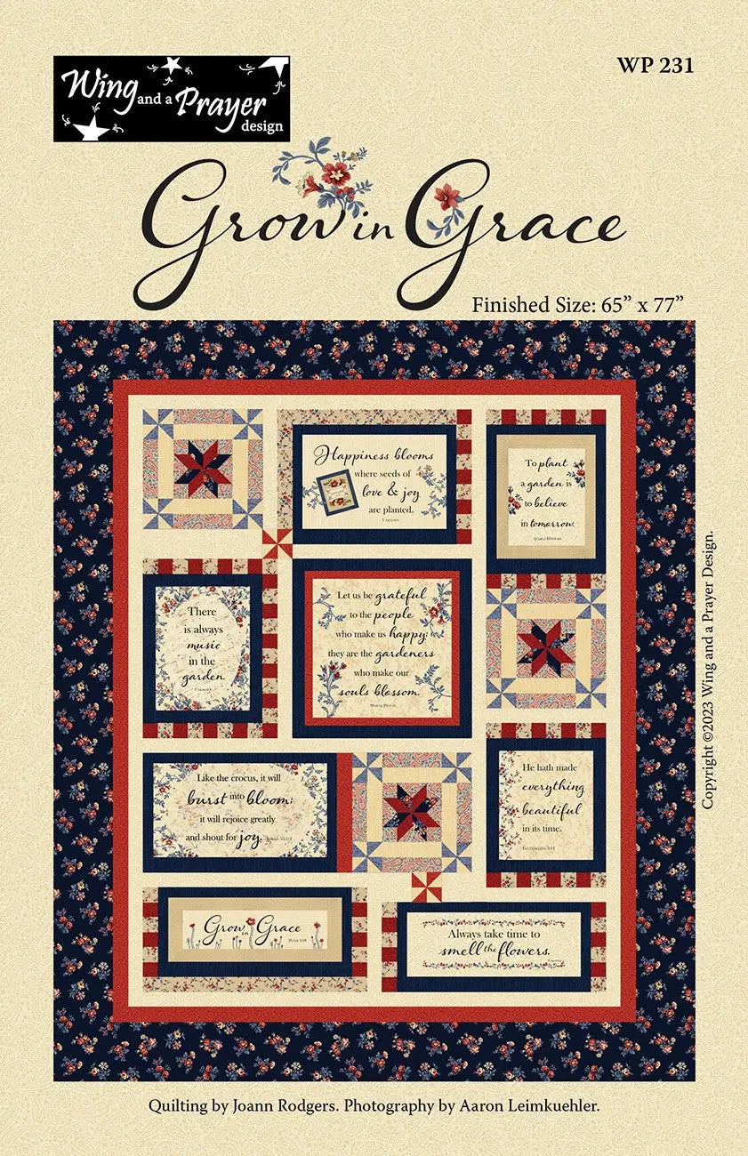 Grow in Grace Quilt Pattern