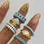 Ensemble de Bagues Vintage Embrace Hands
