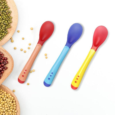 Premium Spoon and Fork Set for Baby Feeding Training