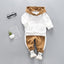 Ensemble d'Hiver Élégant pour Nouveau-nés Garçons - Sweat à Capuche et Pantalons