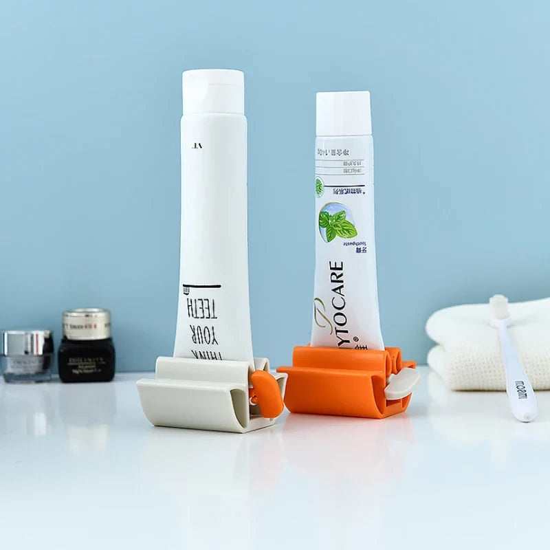 Presse-tube et distributeur de dentifrice coloré pour enfants