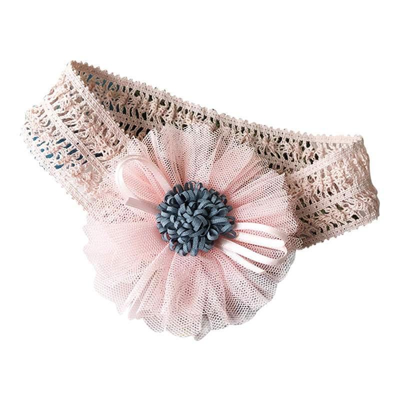 Elegant Handmade Baby Girl Hair Band with Rhinestone Crown - Perfect for Infants - Korvel