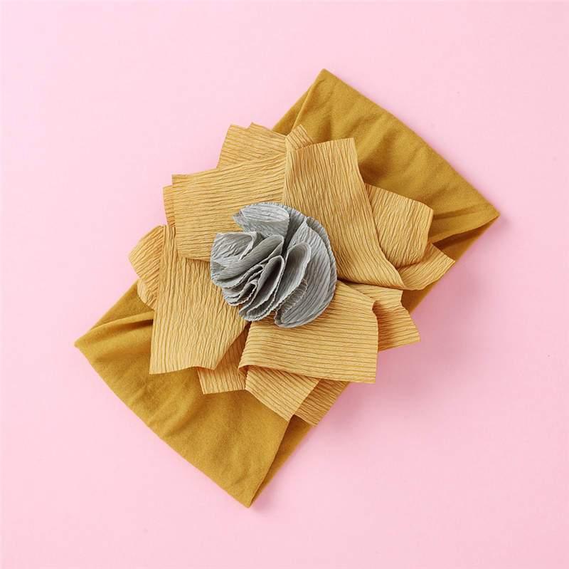 Elegant Handmade Baby Girl Hair Band with Rhinestone Crown - Perfect for Infants - Korvel