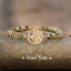 Luxury Handmade Tree Charm Bracelet - African Jasper Braided Design