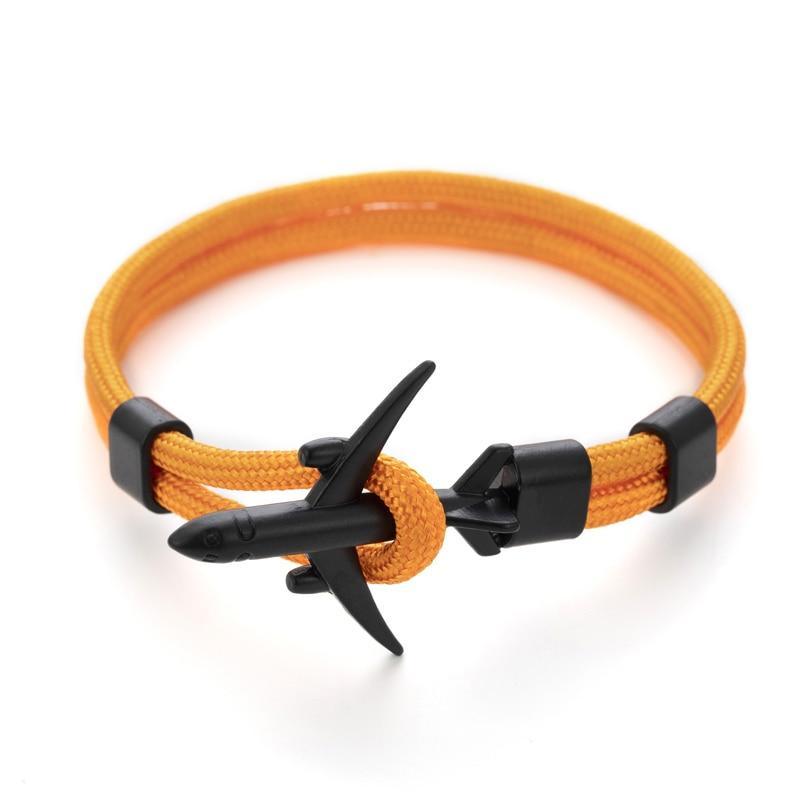 Pulsera de Ancla Negra Moderna y Elegante para Hombres y Mujeres