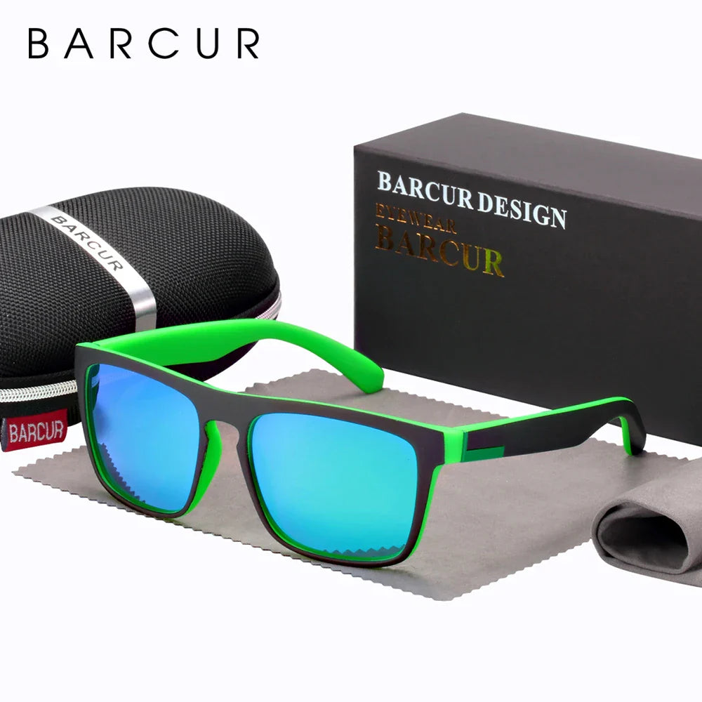 BARCUR Men's Polarized Driving Sunglasses with UV400 Protection