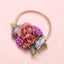 Elegant Floral Headband for Newborns - Soft & Adjustable