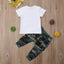 Ensemble de vêtements pour bébé Hip Hop avec imprimé lettres pour garçons