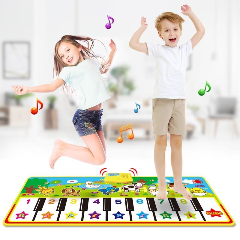Tapis Musical Interactif avec Sons d'Animaux pour Enfants