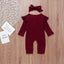 Combinaison en Coton Tricoté Classique pour Filles et Garçons