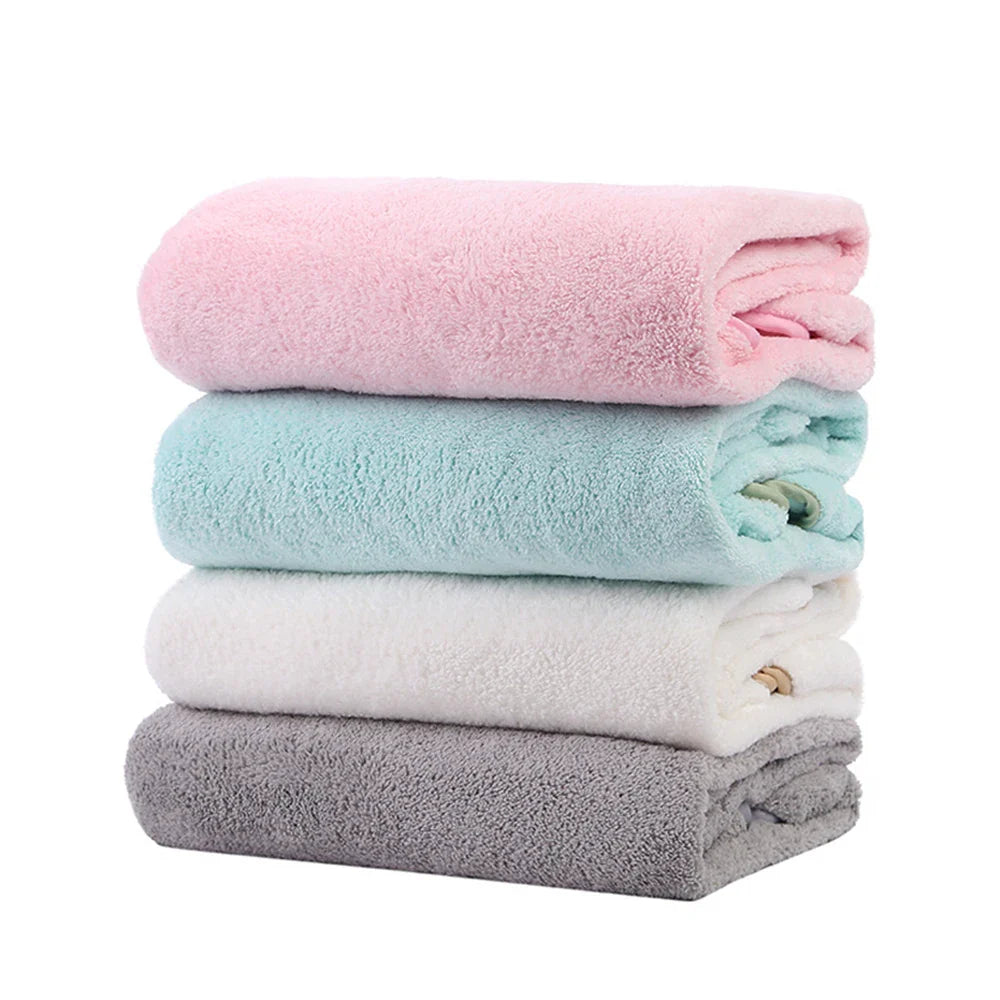 Toalla de baño con capucha para bebés - Suave forro polar para infantes