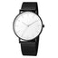Montre décontractée à quartz pour homme STEVVEX avec bracelet en maille en acier inoxydable