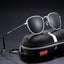 Gafas de sol polarizadas hexagonales de aluminio con protección UV400