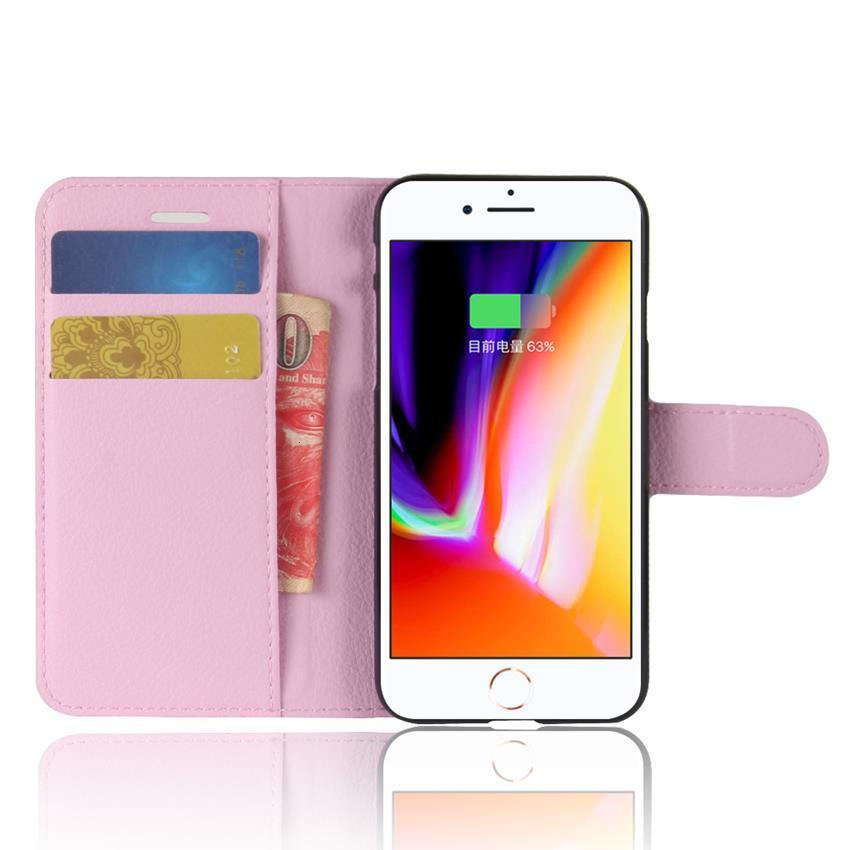Funda de Cuero Premium con Tapa para iPhone 7/8 Plus