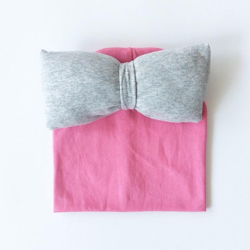 Conjunto de Sombrero y Bufanda de Algodón de Lujo para Niñas Otoño Invierno