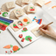 Tablette de Dessin en Bois Créative pour Enfants - Ensemble de 100 Pièces