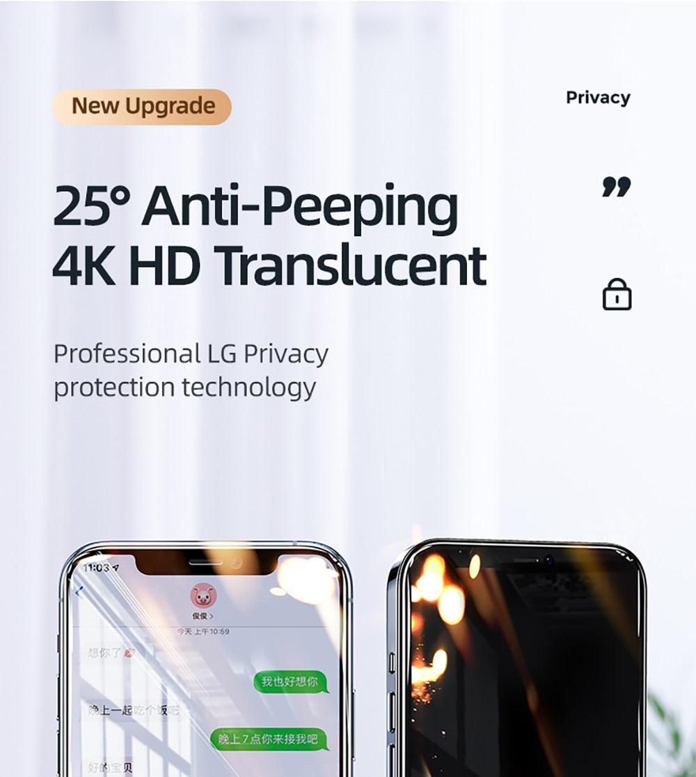 Protecteur d'écran en verre trempé premium pour iPhone