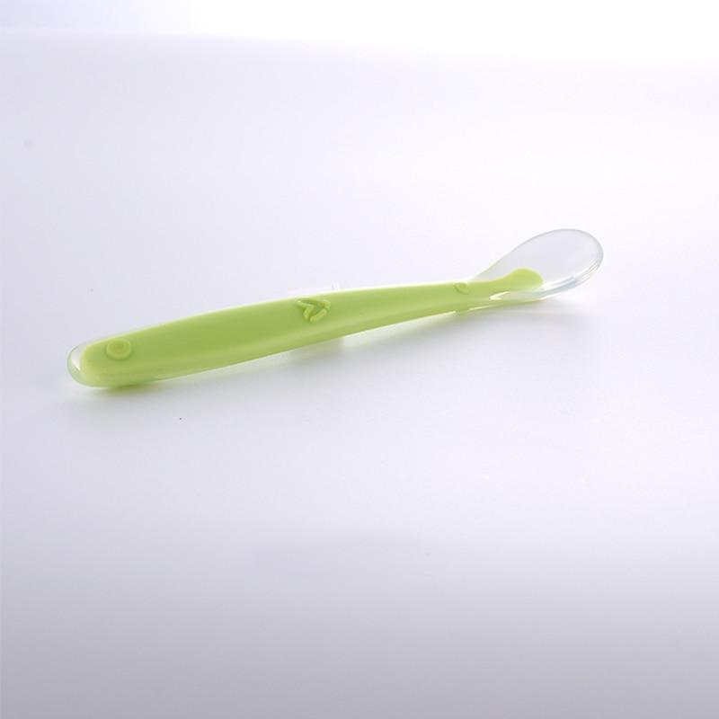 Silicone Baby Soft Soup Spoon - Colorful Feeding Essential