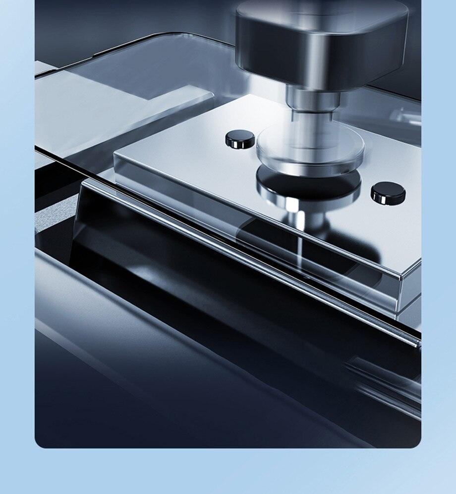 Protector de Pantalla de Vidrio Templado de Cubierta Completa de 4 Paquetes para iPhone