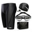 Pantalones de baño para hombres con gafas de natación impermeables y tapa para tapones de oído