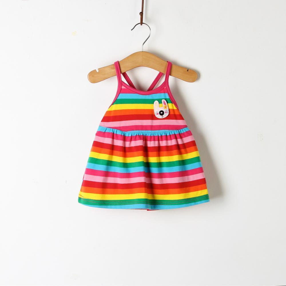Cotton Striped Dress for Baby Girls - Perfect for Parties