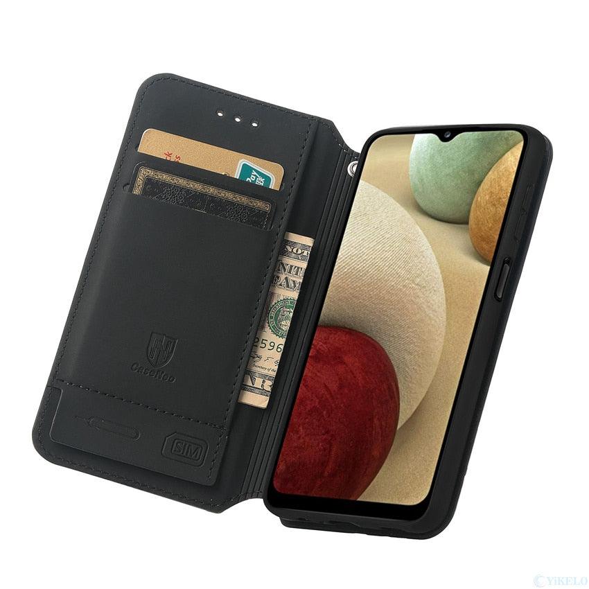 Premium Multicolored Flip Wallet Case for iPhone
