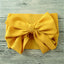 Nouveau bandeau large avec nœud pour bébés filles