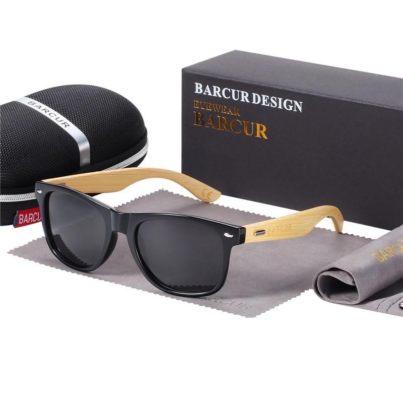 Stylish Polarized Bamboo Sunglasses for Men & Women - UV400 Protection - Korvel