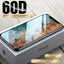 Protector de Pantalla de Vidrio Templado de Cubierta Completa 60D para iPhone