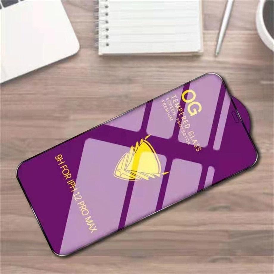 Protector de Pantalla de Vidrio Templado de 3 Piezas para Modelos de iPhone