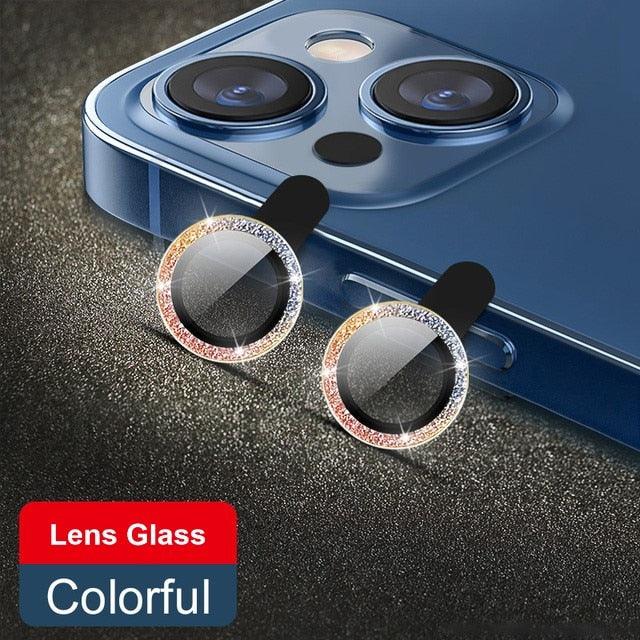 Glitter Diamond Camera Lens Protector for iPhone