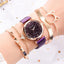 Ensemble de Montre à Quartz de Luxe pour Femmes avec Bracelet
