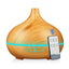 Humidificador de Aire Aroma de 550ml y Difusor de Aceites Esenciales - Grano de Madera