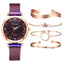 Ensemble de Montre à Quartz de Luxe pour Femmes avec Bracelet