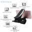 Premium Black Adjustable Car Phone Holder for Smartphones