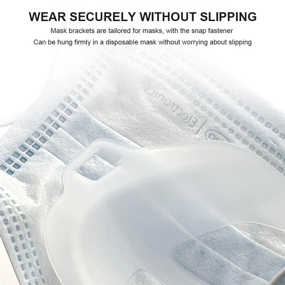Support de masque facial en silicone 3D pour une respiration confortable