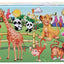 Puzzle en bois cartoon d'animaux de 60 pièces pour enfants