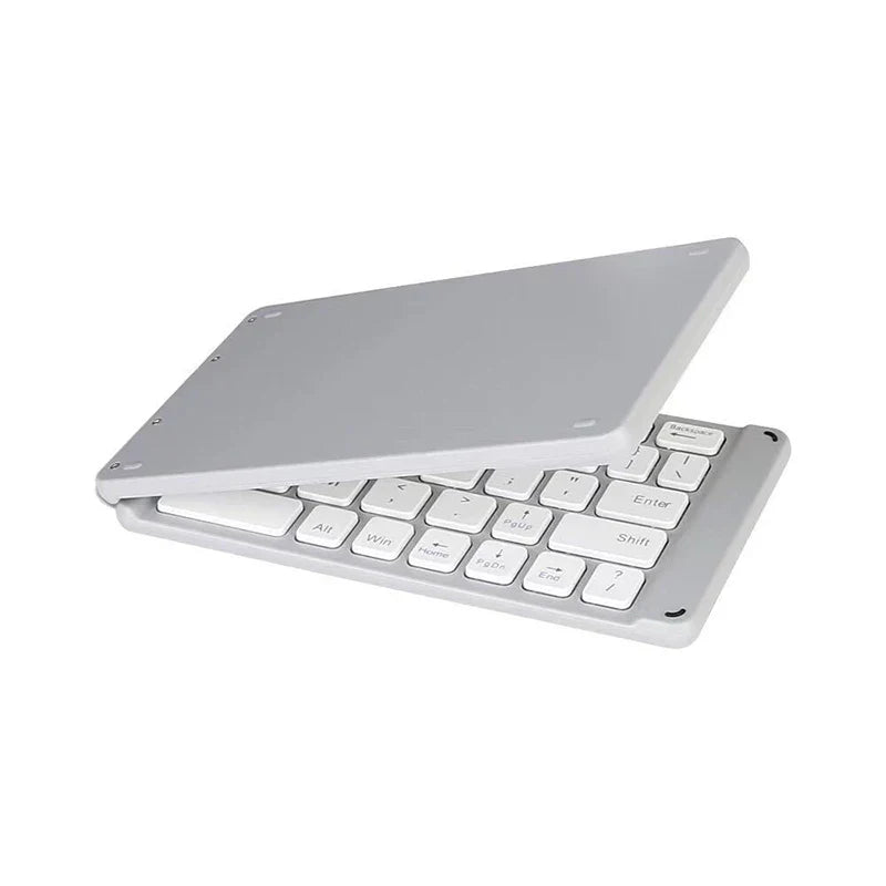 Light-Handy Bluetooth Folding Mini Backlit Keyboard Foldable Wireless Keypad For IOS/Android/Windows Ipad Tablet Laptop Computer - Korvel