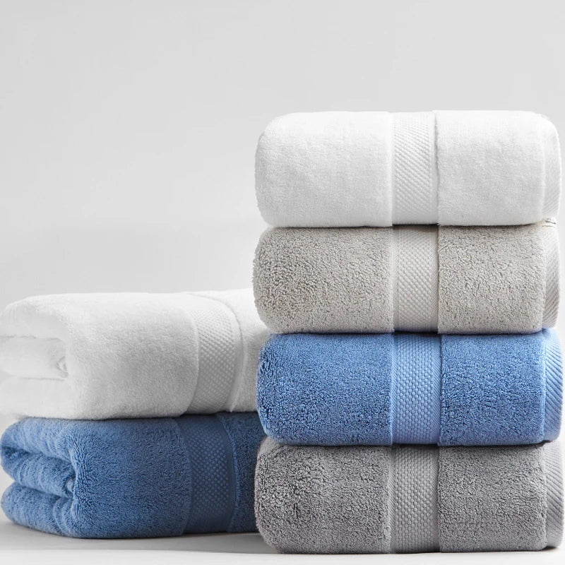 100% cotton Bath Towel 80*160cm 800g Luxury for Adults beach towel bathroom Extra Large Sauna - Korvel