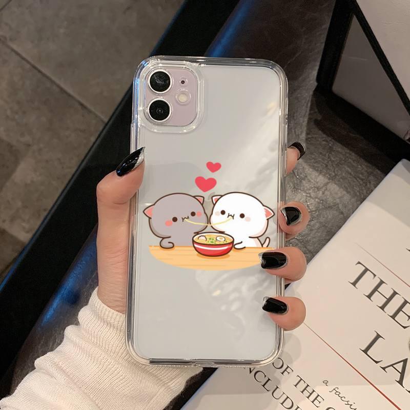 Colorful Cat Phone Case for iPhone 11, 12, 13 Series