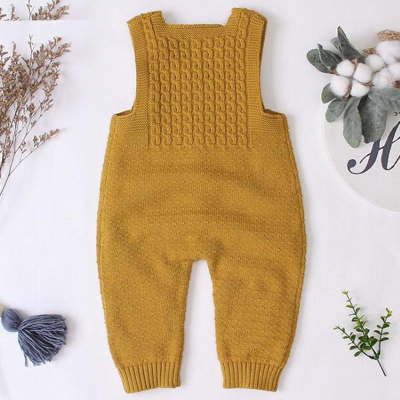 Monos de Bebé de Punto Hechos a Mano - Estilo Retro Moderno