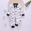 Mono de bebé coral para invierno - Jumpsuit infantil lindo y acogedor
