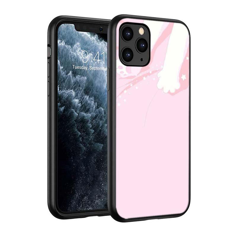 Black Big Eye Cat Phone Case for iPhone Series