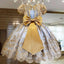 Robe de Princesse de Luxe Fait Main avec Nœud
