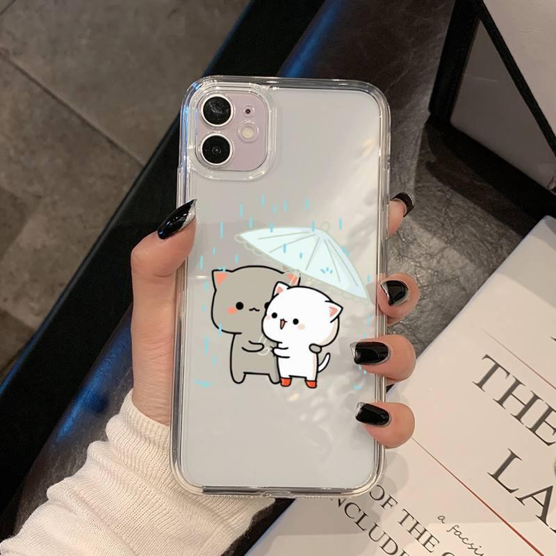 Colorful Cat Phone Case for iPhone 11, 12, 13 Series